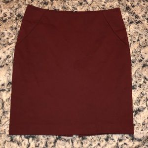 5/$25🖤Soft burgundy pencil skirt​